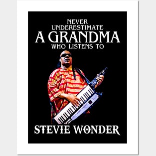 Stevie Wonder Bringing Joy Through Music Posters and Art